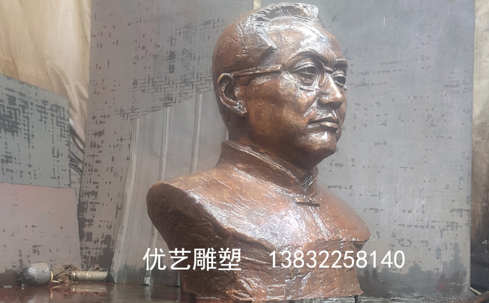 銅人物雕塑陶行知半身像