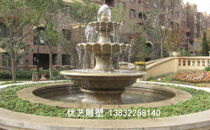 石雕流水噴泉