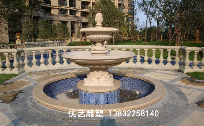 石雕流水噴泉