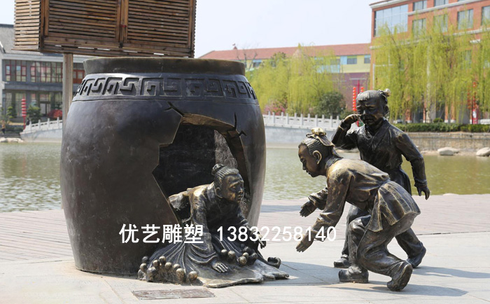 銅小品人物雕塑