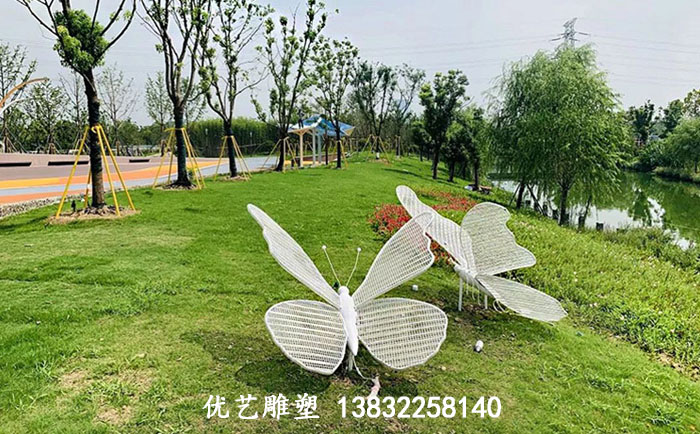 不銹鋼蝴蝶雕塑