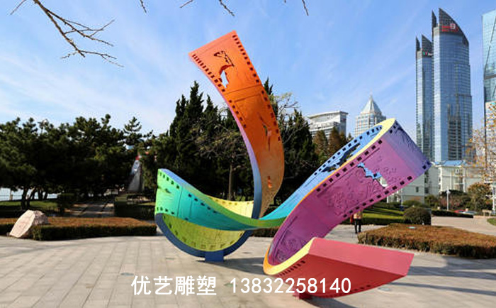 城市廣場不銹鋼雕塑