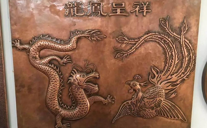 鍛銅浮雕