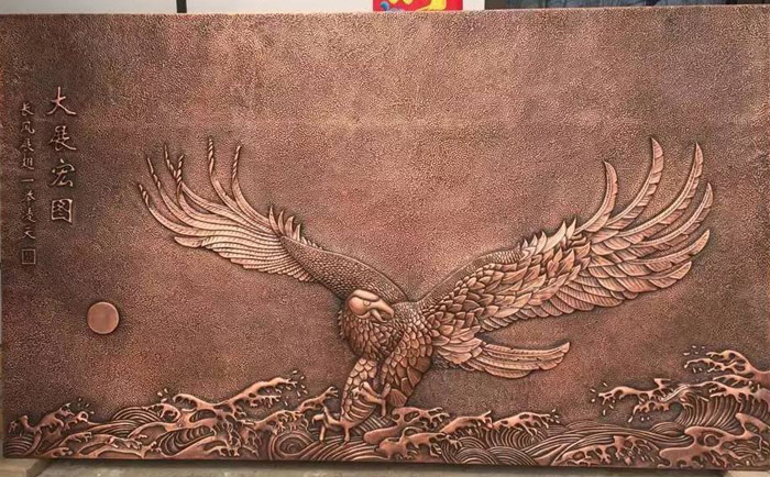 銅浮雕壁畫(huà)