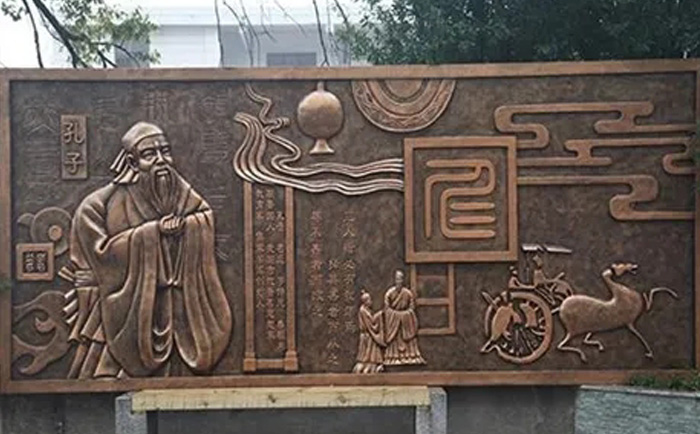 玻璃鋼背景墻浮雕