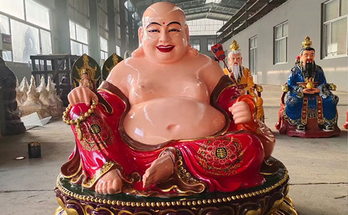 銅彌勒佛雕塑