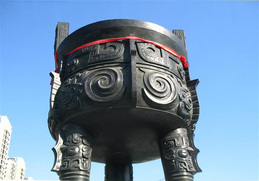 銅鼎雕塑