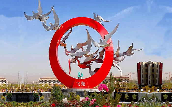 校園不銹鋼雕塑