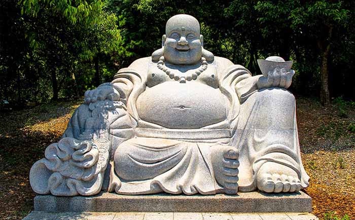 石雕彌勒佛