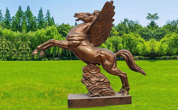 銅飛馬雕塑