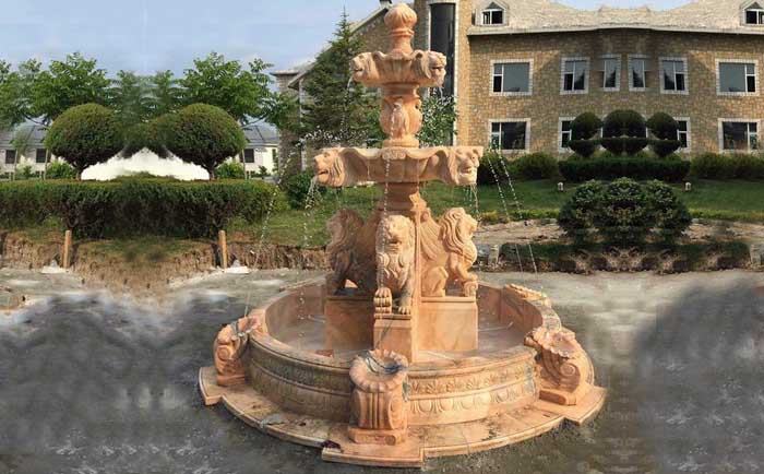 石雕噴泉